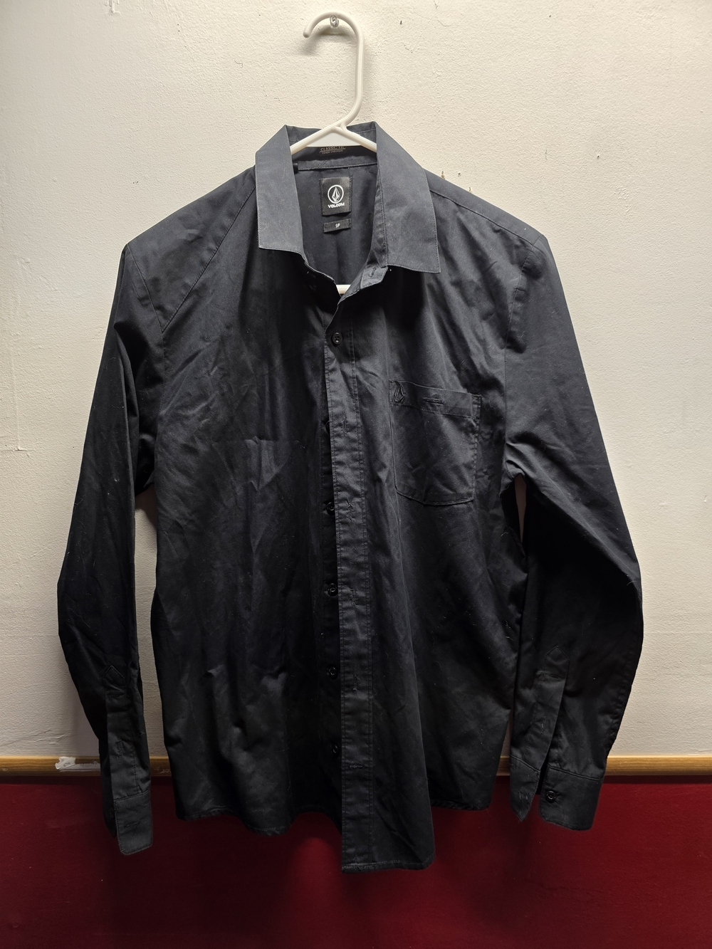 Volcom Men's Black Dress Shirt
